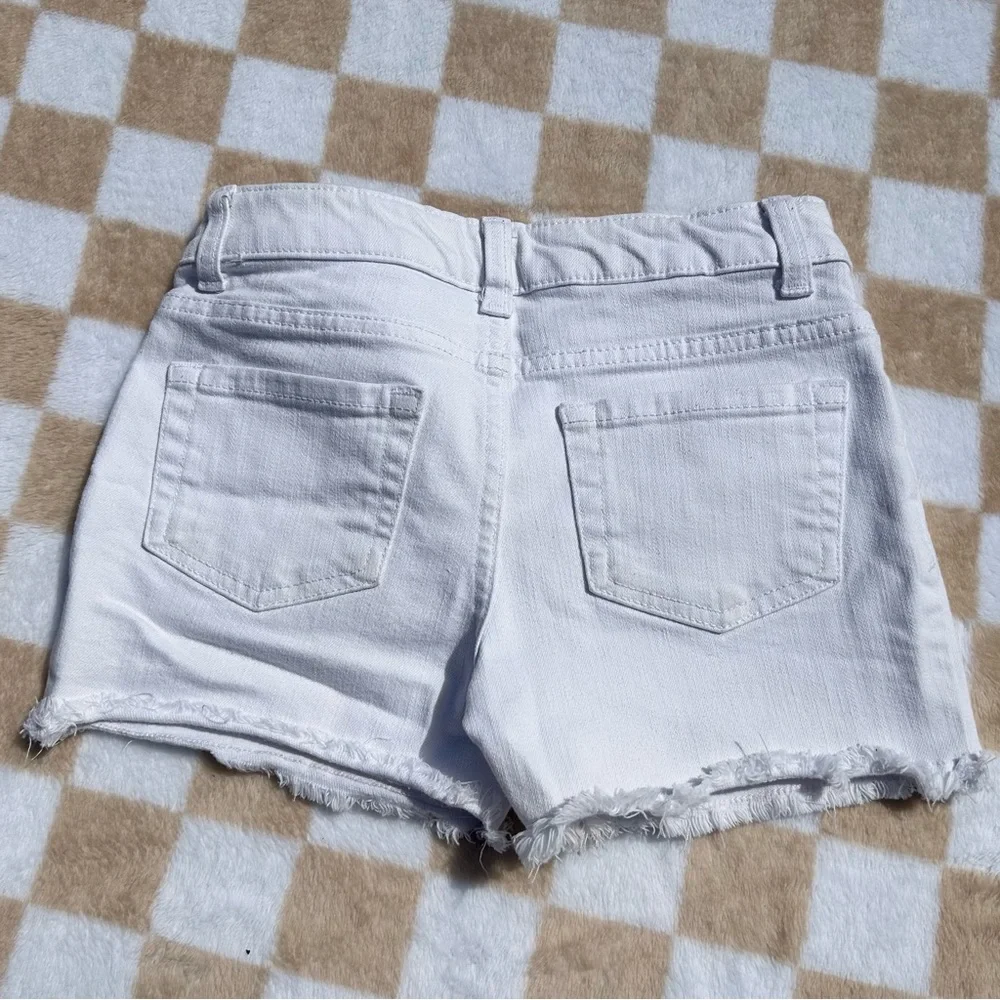 3 pairs, bundle of girls Levi's and cat & jack Denim Shorts - Picture 3 of 11
